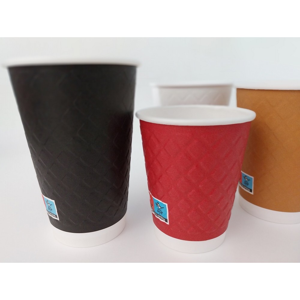 XΑΡΤΙΝΟ ΠΟΤΗΡΙ ΑΝΑΓΛΥΦΟ 16ΟΖ ''DIAMOND'' ΜΠΟΡΝΤΩ - ΔΙΠΛΟΤΟΙΧΟ EMBOSSED