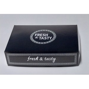 ΚΟΥΤΙ ΨΗΤΟΠΩΛΕΙΟΥ ΜΕΤΑΛΙΖΕ ΔΙΑΝΟΜΗΣ ΤΡΟΦΙΜΩΝ ΝΤΕΛΙΒΕΡΙ Ζ89 - ΜΕΓΑΛΗ ΜΕΡΙΔΑ - ''FRESH & TASTY'' 