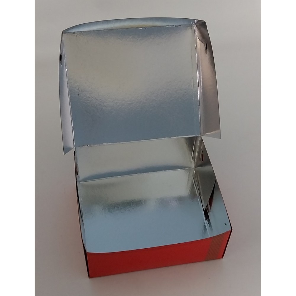 ΚΟΥΤΙ ΖΑΧΑΡΟΠΛΑΣΤΕΙΟΥ ''ΤΟΥΛΙΠΑ'' Νο 6 ΜΕ ΕΣΩΤΕΡΙΚΗ ΕΠΙΣΤΡΩΣΗ ΜΕΤΑΛΙΖΕ ή ΔΙΑΦΑΝΗ 