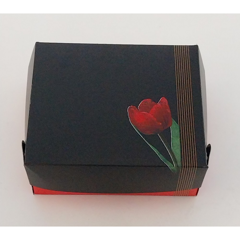 ΚΟΥΤΙ ΖΑΧΑΡΟΠΛΑΣΤΕΙΟΥ ''ΤΟΥΛΙΠΑ'' Νο 6 ΜΕ ΕΣΩΤΕΡΙΚΗ ΕΠΙΣΤΡΩΣΗ ΜΕΤΑΛΙΖΕ ή ΔΙΑΦΑΝΗ 