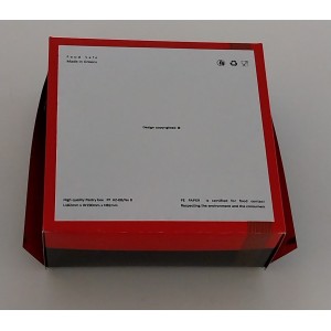 ΚΟΥΤΙ ΖΑΧΑΡΟΠΛΑΣΤΕΙΟΥ ''ΤΟΥΛΙΠΑ'' Νο 8 ΜΕ ΕΣΩΤΕΡΙΚΗ ΕΠΙΣΤΡΩΣΗ ΜΕΤΑΛΙΖΕ ή ΔΙΑΦΑΝΗ 