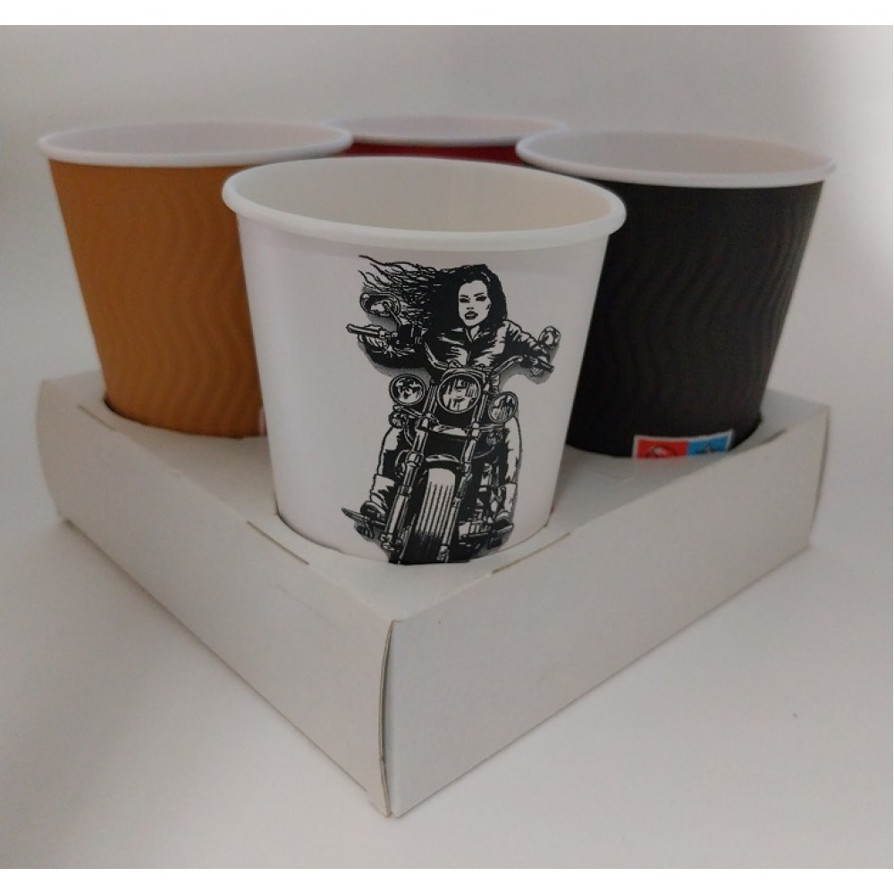 XΑΡΤΙΝΟ ΠΟΤΗΡΙ ΔΙΠΛΟΤΟΙΧΟ 12/14ΟΖ - ''MOTOR GIRL'' 