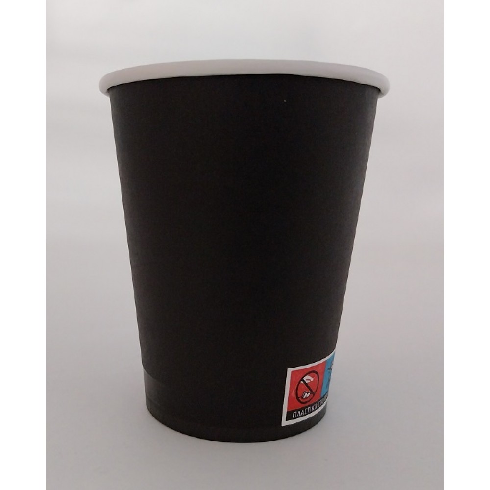 XΑΡΤΙΝΟ ΠΟΤΗΡΙ ΜΟΝΟΤΟΙΧΟ ΜΑΥΡΟ 8ΟΖ 