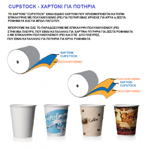 CUPSTOCK - ΧΑΡΤΟΝΙ ΓΙΑ ΠΟΤΗΡΙΑ
