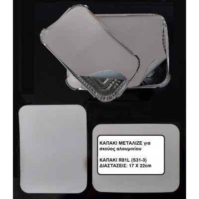 ΚΑΠΑΚΙ ΜΕΤΑΛΙΖΕ R81L/S31-3 ΓΙΑ ΠΑΡΑΛΛΗΛΟΓΡΑΜΜΟ ΣΚΕΥΟΣ ΑΛΟΥΜΙΝΙΟΥ