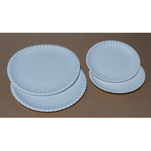 ΠΙΑΤΟ ΧΑΡΤΙΝΟ ΛΕΥΚΟ ΜΙΚΡΟ Φ18