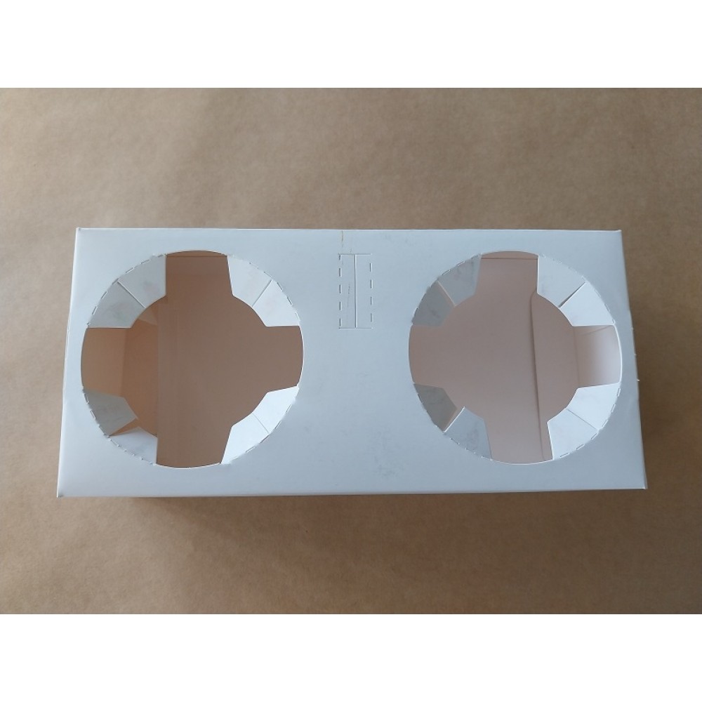 ΠΟΤΗΡΟΘΗΚΗ ΛΕΥΚΗ 2 ΘΕΣΕΩΝ 