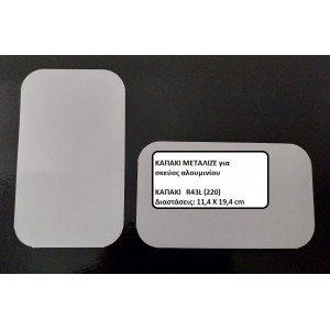 ΚΑΠΑΚΙ ΜΕΤΑΛΙΖΕ R43L/220 ΓΙΑ ΠΑΡΑΛΛΗΛΟΓΡΑΜΜΟ ΣΚΕΥΟΣ ΑΛΟΥΜΙΝΙΟΥ