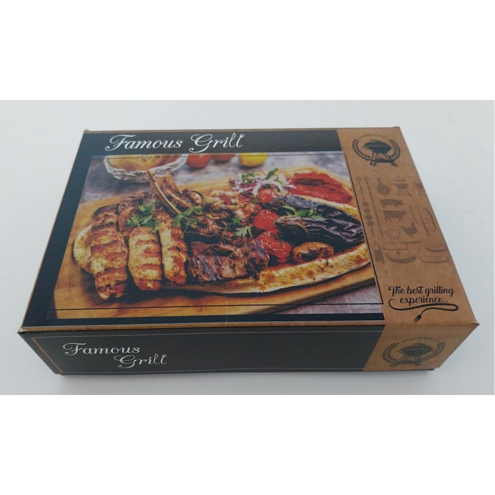 ''FAMOUS GRILL'' ΚΟΥΤΙΑ ΨΗΤΟΠΩΛΕΙΟΥ ΜΕΤΑΛΙΖΕ ΔΙΑΝΟΜΗΣ ΤΡΟΦΙΜΩΝ ΝΤΕΛΙΒΕΡΙ - ΚΑΤΗΓΟΡΙΑ