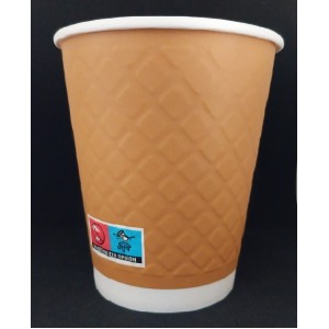 XΑΡΤΙΝΟ ΠΟΤΗΡΙ ΑΝΑΓΛΥΦΟ 8ΟΖ ''DIAMOND'' ΚΡΑΦΤ - ΔΙΠΛΟΤΟΙΧΟ EMBOSSED