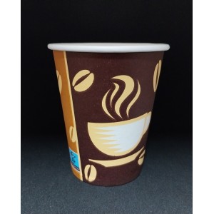 EΙΔΙΚΗ ΠΡΟΣΦΟΡΑ XΑΡΤΙΝO ΠΟΤΗΡΙ ΜΟΝΟΤΟΙΧO 8OZ - ΤΙΜΗ 12 ΕΥΡΩ/1000 ΤΕΜ - ΣΕΙΡΑ ''COFFEE BEAN''