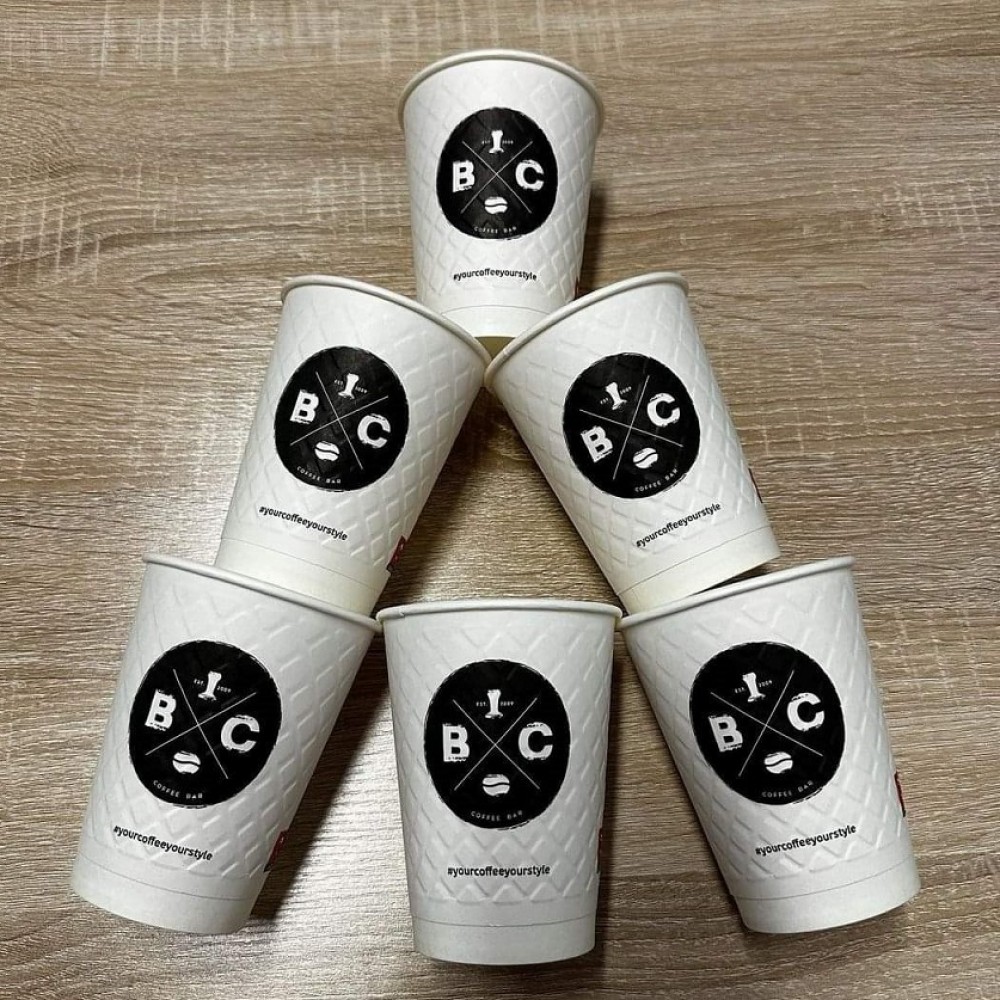 XΑΡΤΙΝΟ ΠΟΤΗΡΙ ΑΝΑΓΛΥΦΟ 16ΟΖ ''DIAMOND'' ΛΕΥΚΟ - ΔΙΠΛΟΤΟΙΧΟ EMBOSSED