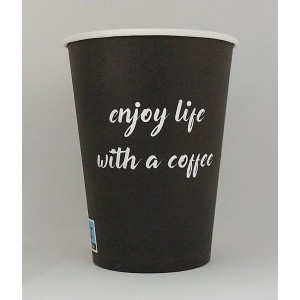 XΑΡΤΙΝΟ ΠΟΤΗΡΙ ΜΟΝΟΤΟΙΧΟ 12/14OZ - ΣΕΙΡΑ ''ENJOY LIFE'' 