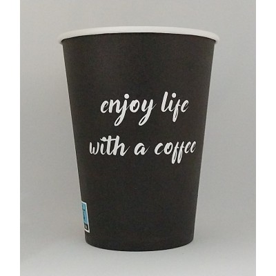 XΑΡΤΙΝΟ ΠΟΤΗΡΙ ΜΟΝΟΤΟΙΧΟ 12/14OZ - ΣΕΙΡΑ ''ENJOY LIFE'' 