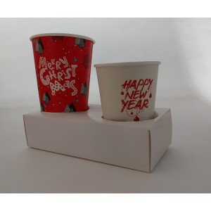 ΠΟΤΗΡΟΘΗΚΗ ΛΕΥΚΗ 2 ΘΕΣΕΩΝ 