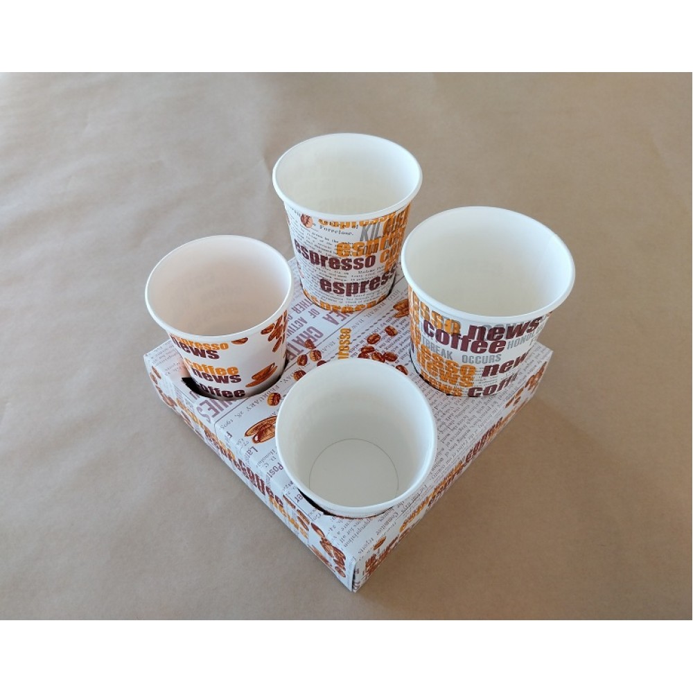 ΠΟΤΗΡΟΘΗΚΗ ''ΣΕΙΡΑ ΚΟΚΚΟΣ'' ΛΕΥΚΗ  4 ΘΕΣΕΩΝ 