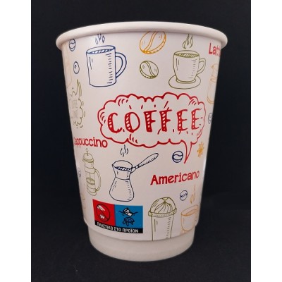 NEO 2024 XΑΡΤΙΝΟ ΠΟΤΗΡΙ ΔΙΠΛΟΤΟΙΧΟ 12/14ΟΖ - ''TAKI'S COFFEE'' 