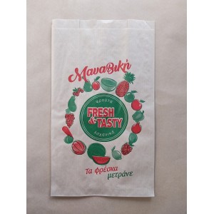 ΧΑΡΤΙΝΗ ΣΑΚΟΥΛΑ ''ΚΡΑΦΤ'' ΜΑΝΑΒΙΚΗΣ ΧΩΡΙΣ ΡΕ  20x34cm 