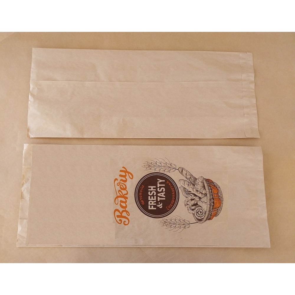 ΧΑΡΤΙΝΗ ΣΑΚΟΥΛΑ ''ΚΡΑΦΤ'' ΑΡΤΟΠΟΙΕΙΑΣ ΧΩΡΙΣ ΡΕ 20x50cm