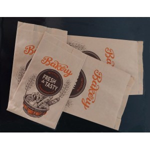 ΧΑΡΤΙΝΗ ΣΑΚΟΥΛΑ ''ΚΡΑΦΤ'' ΑΡΤΟΠΟΙΕΙΑΣ ΧΩΡΙΣ ΡΕ 17x34cm