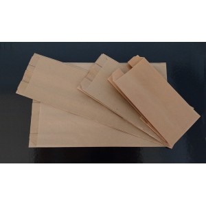 ΧΑΡΤΙΝΗ ΣΑΚΟΥΛΑ ''ΚΡΑΦΤ'' ΜΕ ΡΕ ΑΔΙΑΒΡΟΧΗ 9,5x28cm 