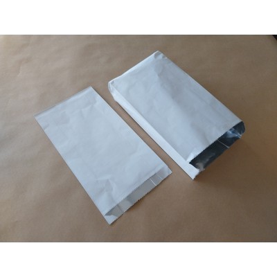 ΧΑΡΤΙΝΗ ΣΑΚΟΥΛΑ ''ΛΕΥΚΗ'' ΜΕ ΑΛΟΥΜΙΝΙΟ 17x32cm ΙΣΟΘΕΡΜΙΚΗ CHICKEN BAG