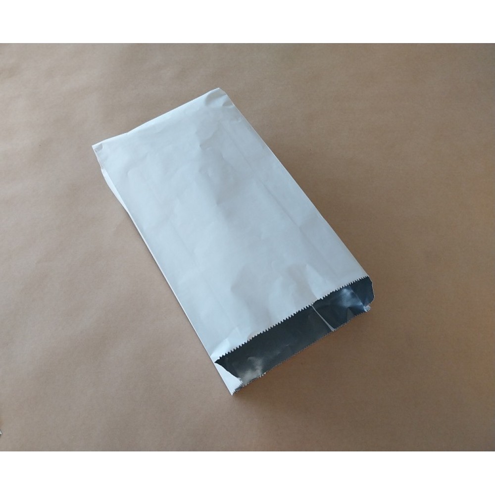 ΧΑΡΤΙΝΗ ΣΑΚΟΥΛΑ ''ΛΕΥΚΗ'' ΜΕ ΑΛΟΥΜΙΝΙΟ 17x32cm ΙΣΟΘΕΡΜΙΚΗ CHICKEN BAG