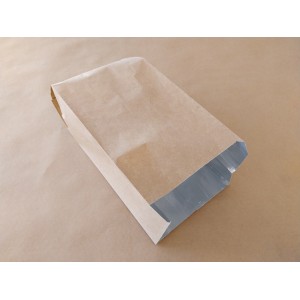 ΧΑΡΤΙΝΗ ΣΑΚΟΥΛΑ ''ΚΡΑΦΤ'' ΜΕ ΑΛΟΥΜΙΝΙΟ 12,5x28cm ΙΣΟΘΕΡΜΙΚΗ