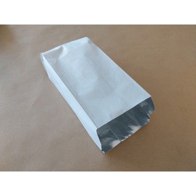 ΧΑΡΤΙΝΗ ΣΑΚΟΥΛΑ ''ΛΕΥΚΗ'' ΜΕ ΑΛΟΥΜΙΝΙΟ 12,5x28cm ΙΣΟΘΕΡΜΙΚΗ