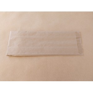 ΧΑΡΤΙΝΗ ΣΑΚΟΥΛΑ ''ΚΡΑΦΤ'' ΧΩΡΙΣ ΡΕ  9,5x28cm 