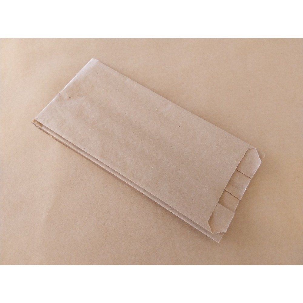 ΧΑΡΤΙΝΗ ΣΑΚΟΥΛΑ ''ΚΡΑΦΤ'' ΜΕ ΡΕ ΑΔΙΑΒΡΟΧΗ 9,5x22cm 