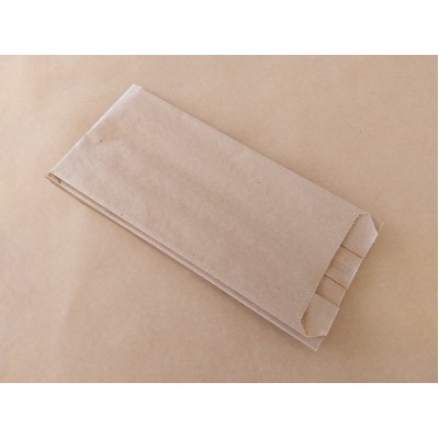 ΧΑΡΤΙΝΗ ΣΑΚΟΥΛΑ ''ΚΡΑΦΤ'' ΜΕ ΡΕ ΑΔΙΑΒΡΟΧΗ 9,5x22cm 