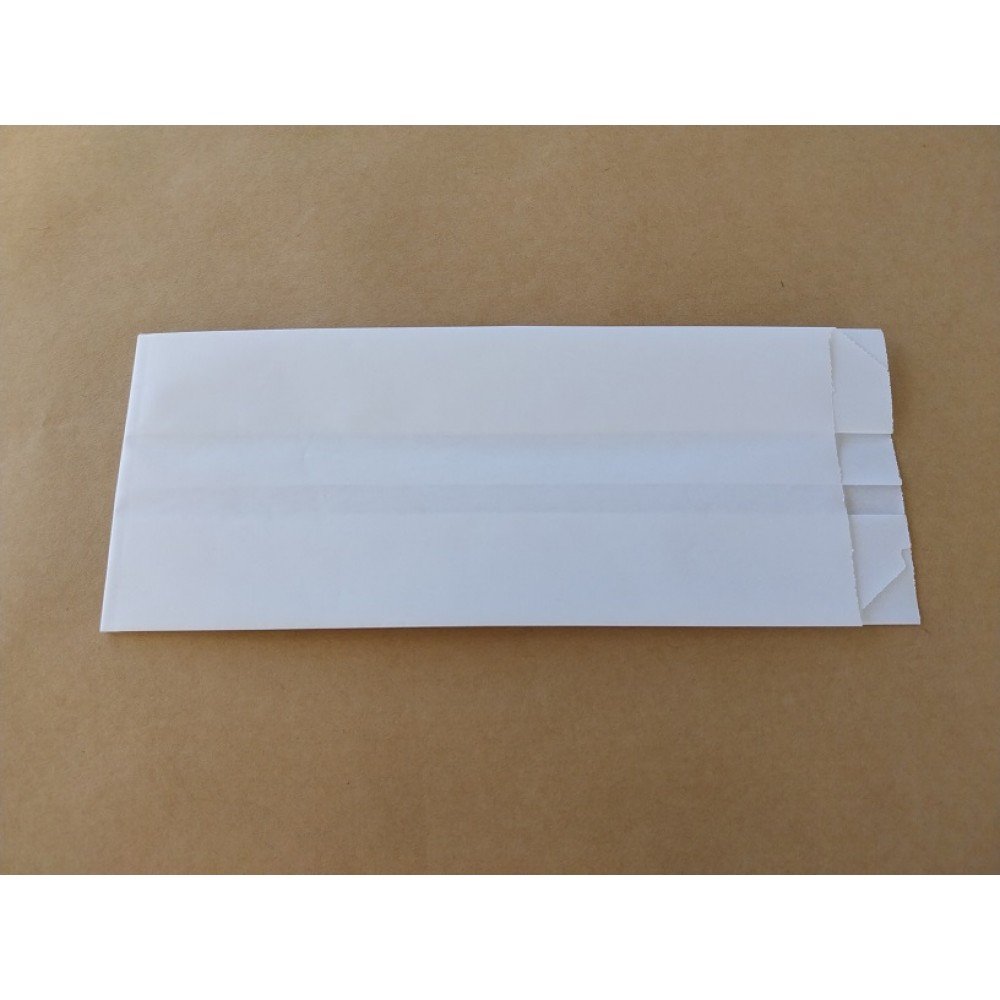 ΧΑΡΤΙΝΗ ΣΑΚΟΥΛΑ ''ΛΕΥΚΗ'' ΧΩΡΙΣ ΡΕ 9,5x22cm 