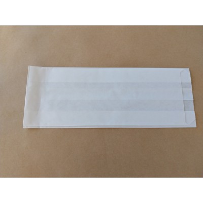 ΧΑΡΤΙΝΗ ΣΑΚΟΥΛΑ ''ΛΕΥΚΗ'' ΧΩΡΙΣ ΡΕ 9,5x28cm 